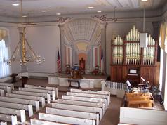 Inside of First Congregational Church ~ Photo by Joan S. Case